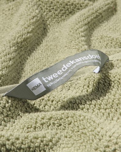 handdoeken tweedekans recycled katoen lichtgroen lichtgroen - 1000031877 - HEMA