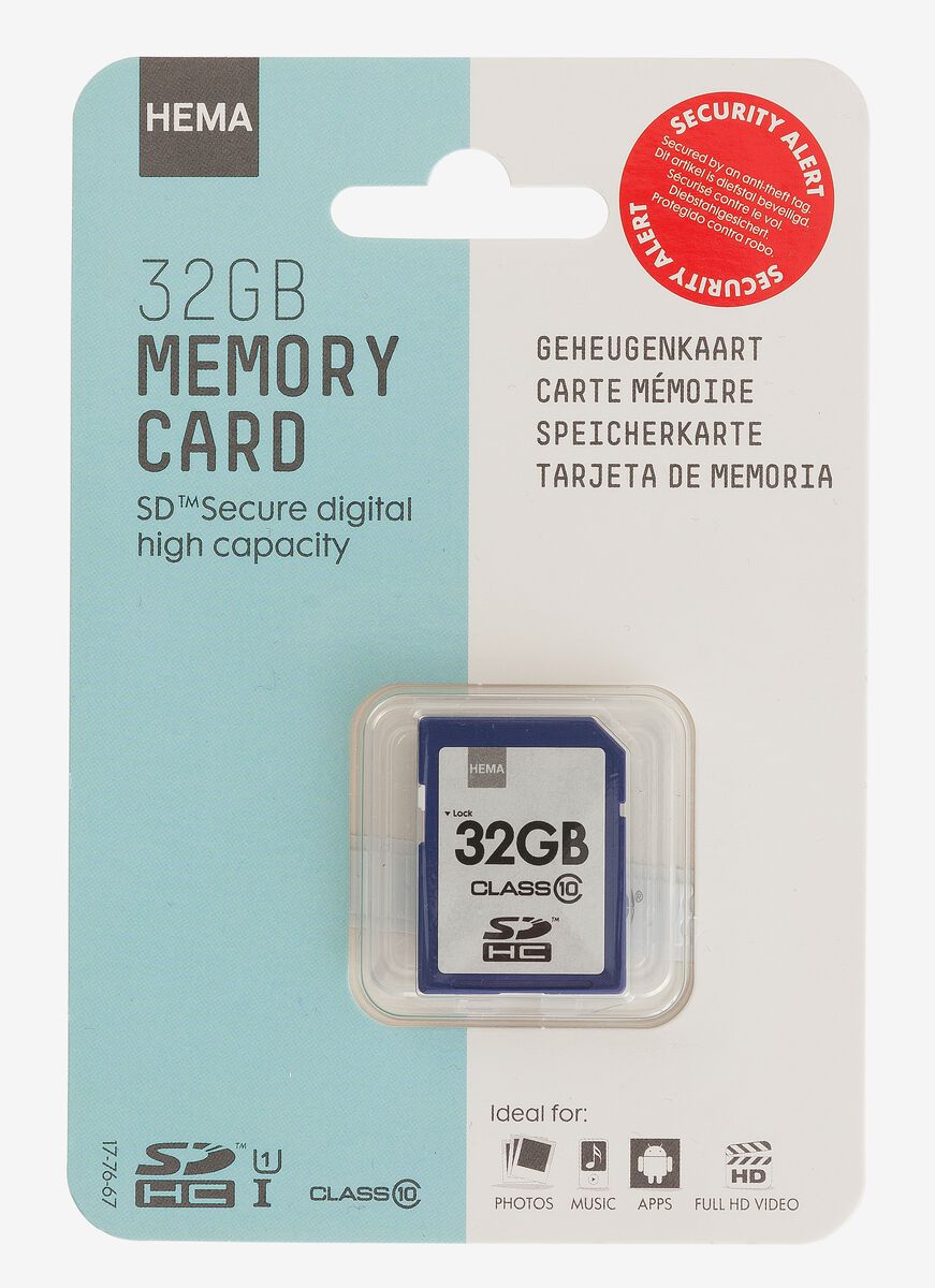 geheugenkaart GB - HEMA