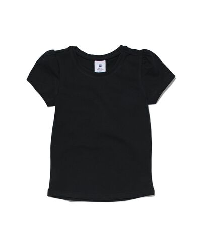 kinder t-shirt zwart 158/164 - 30843956 - HEMA