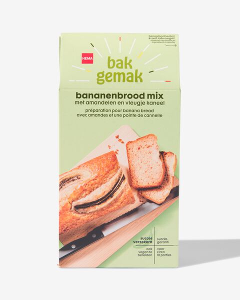 bakmix vegan bananenbrood - 10250050 - HEMA