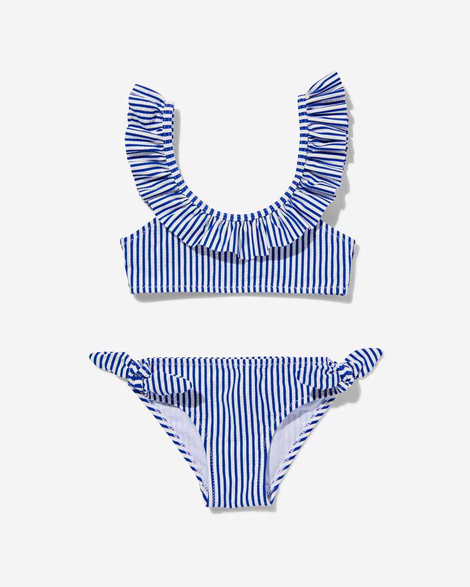 kinder bikini blauw - 1000030469 - HEMA