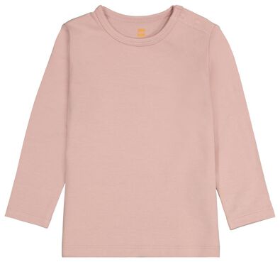 baby t-shirts met bamboe - 2 stuks roze - 1000024460 - HEMA