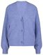 damesvest gebreid zeeblauw zeeblauw - 1000018241 - HEMA