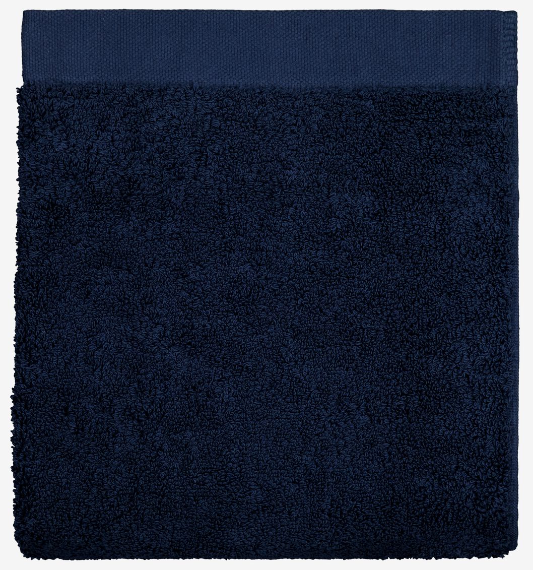 handdoek 50x100 hotelkwaliteit extra zacht donkerblauw donkerblauw handdoek 50 x 100 - 5270127 - HEMA