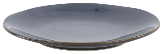 ontbijtbord - 23 cm - Porto - reactief glazuur - donkerblauw - 9602216 - HEMA