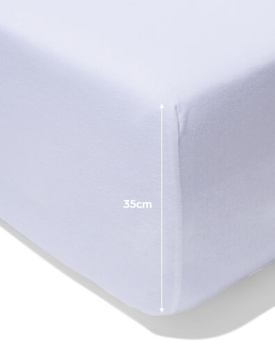 boxspring hoeslaken jersey 180x200/220 wit - 5180059 - HEMA