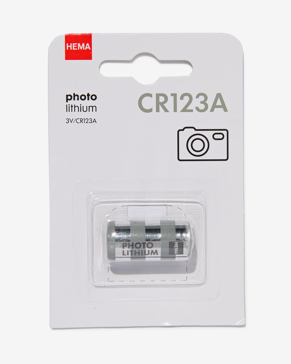 CR123A photo lithium batterij - 41290274 - HEMA