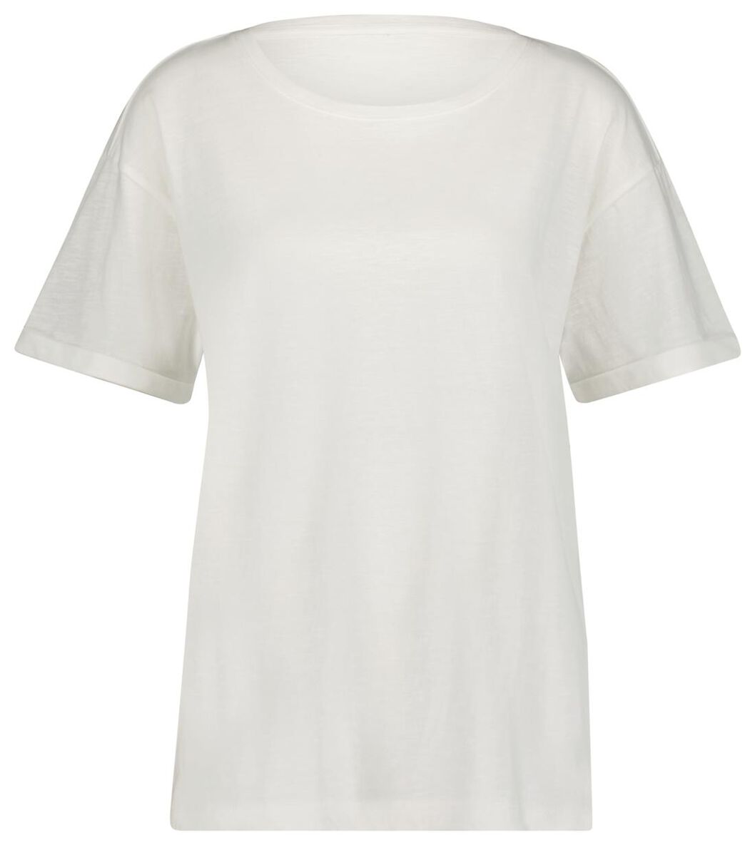 dames t-shirt wit - 1000023921 - HEMA