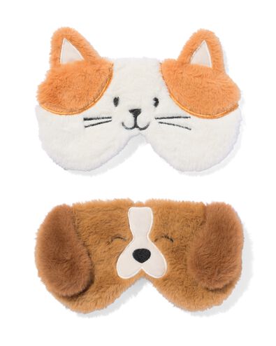 slaapmasker fluffy - 61110421 - HEMA