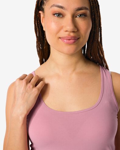 dameshemd katoen roze roze - 19630504PINK - HEMA