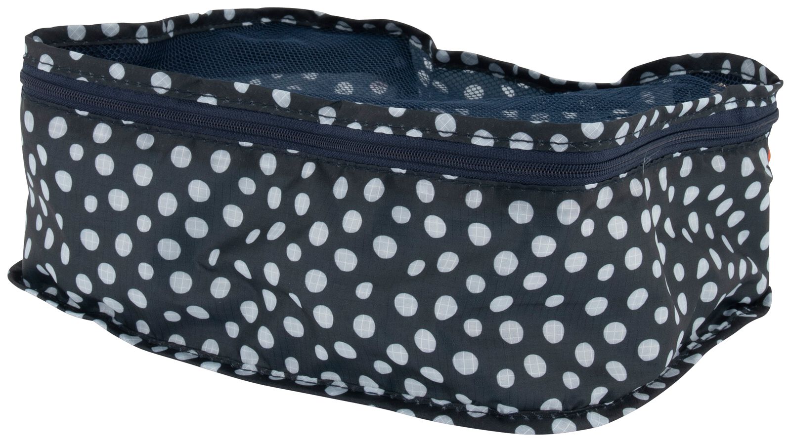 bagage organizers opvouwbaar - 3 stuks - donkerblauw - 18630331 - HEMA