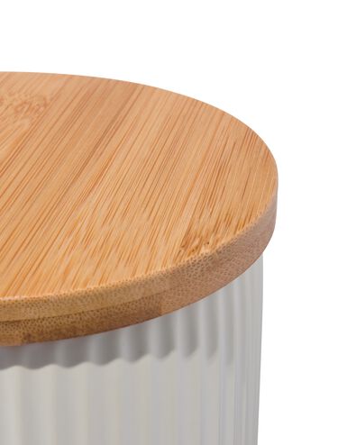 voorraadpot keramiek 1.4L gestreept - 80850038 - HEMA