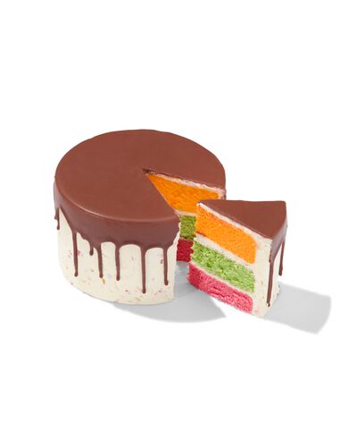 dripcake chocolade drie kleuren 8 p. - 6330053 - HEMA