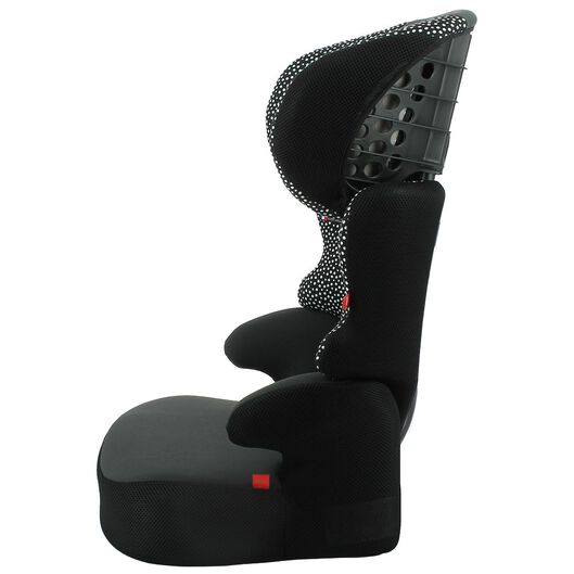 autostoel junior 15-36kg zwart/witte stip - 41700006 - HEMA