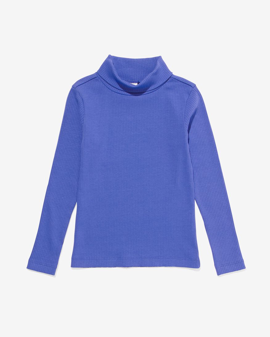 kinder shirt met col blauw blauw - 30806130BLUE - HEMA