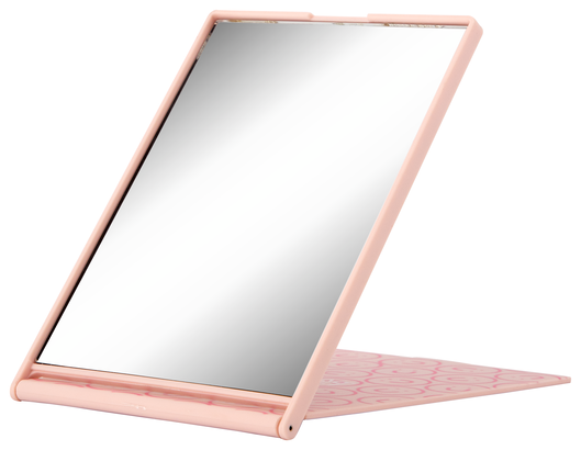 klap/sta spiegel 16x11.5 roze - 11820017 - HEMA