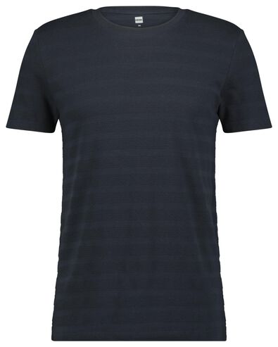 heren t-shirt donkerblauw - 1000023614 - HEMA