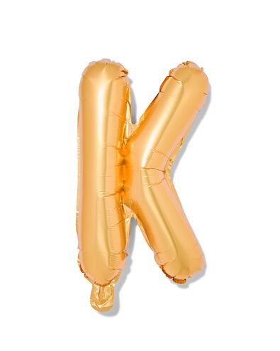 folie ballon K goud K - 14200249 - HEMA