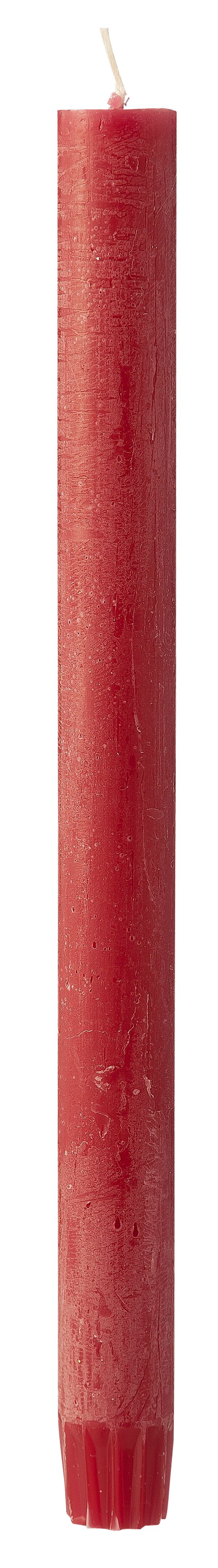 rustieke kaars 2.2 x 27 cm donkerrood 2.2 x 27 - 13503294 - HEMA