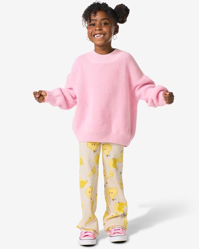 kinderlegging flared fit peren beige beige - 30866406BEIGE - HEMA