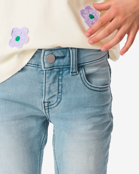 kinder jeans skinny fit lichtblauw lichtblauw - 1000029681 - HEMA