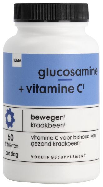 glucosamine + vitamine C - 60 stuks - 11402106 - HEMA
