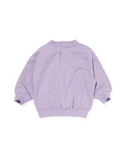baby sweater 'it's ok' paars paars - 33193340PURPLE - HEMA