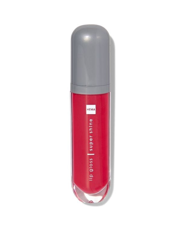superglanzende lipgloss bright red - 11230270 - HEMA