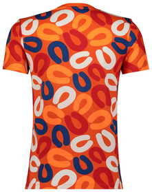 heren t-shirt met rookworsten oranje oranje - 1000029269 - HEMA