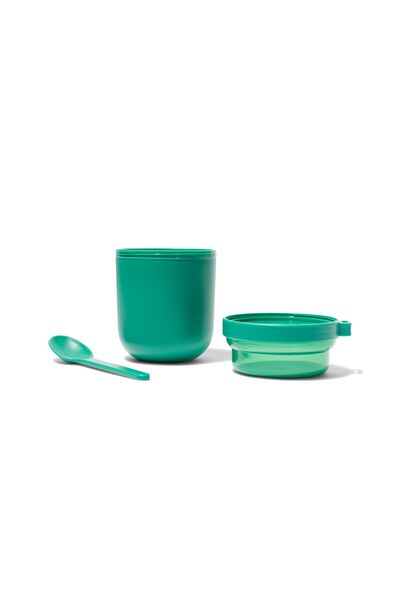 yoghurt to go beker groen 500ml - 80650091 - HEMA