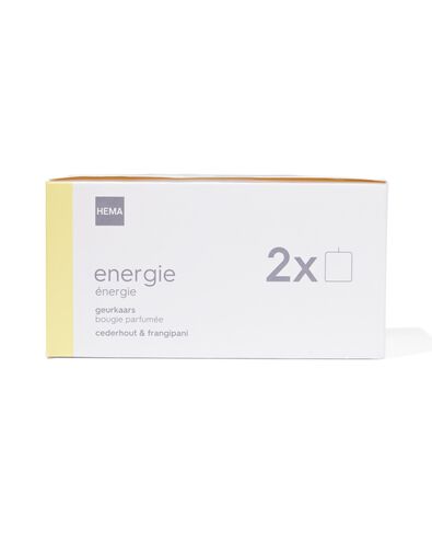 geurkaars XS energie - 2 stuks - 13507502 - HEMA