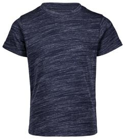 kinder t-shirt donkerblauw donkerblauw - 1000027194 - HEMA