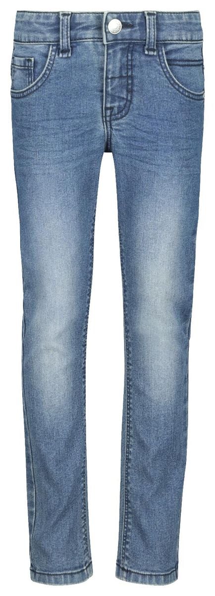 kinder jeans regular fit denim 128 - 30762436 - HEMA