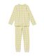 kinder pyjama strepen beige 98/104 - 23061682 - HEMA