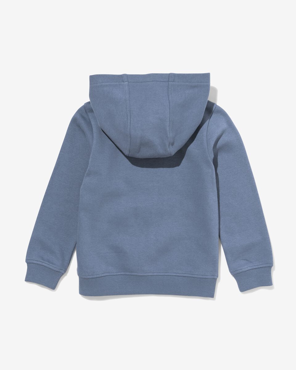 kinder sweater met capuchon blauw - 1000029617 - HEMA