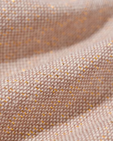 servetten beige met glitters chambray katoen 47x47 - 2 stuks - 5300298 - HEMA