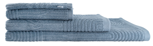 handdoeken hotelkwaliteit zwaar retro ijsblauw ijsblauw - 1000029318 - HEMA