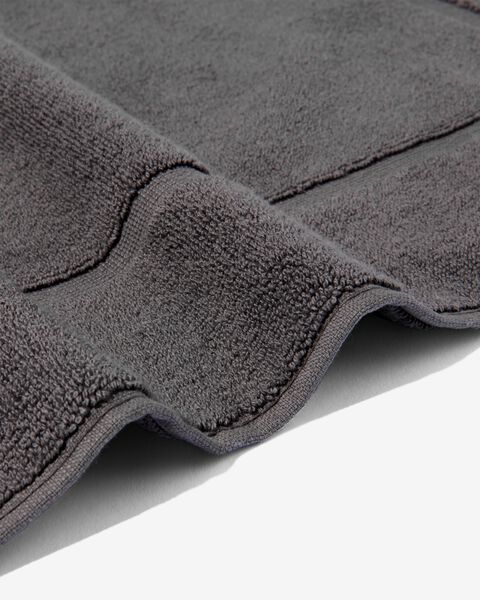 badmat 50x80 zware kwaliteit donkergrijs -