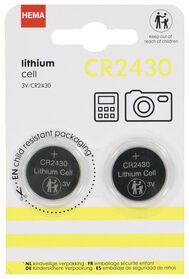 CR2430 lithium batterijen - 2 stuks - 41200014 - HEMA