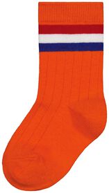 kinder sokken rib WK oranje oranje - 1000029305 - HEMA