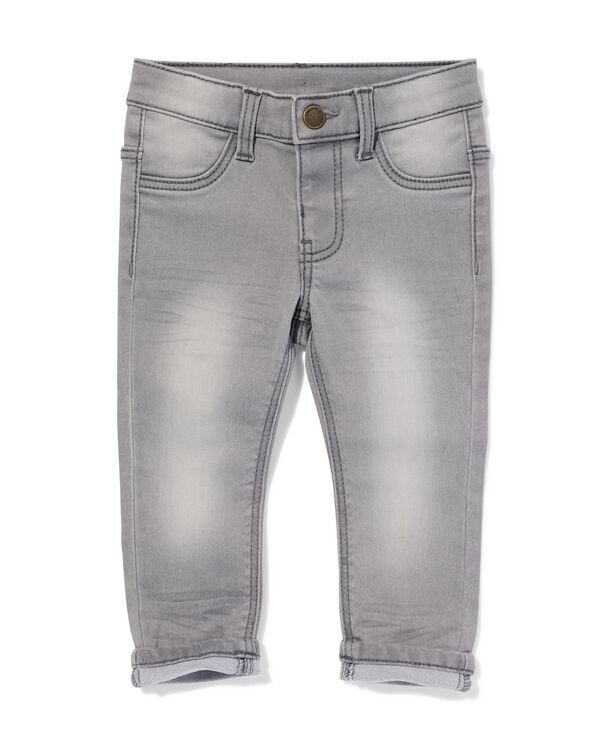baby jogdenim grijs grijs - 1000014359 - HEMA