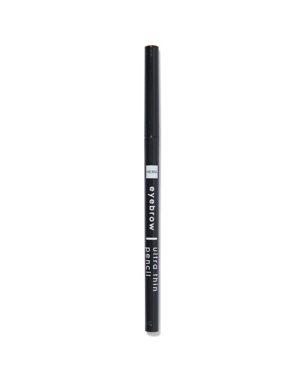 wenkbrauwpotlood extra dun zwart - 11214122 - HEMA