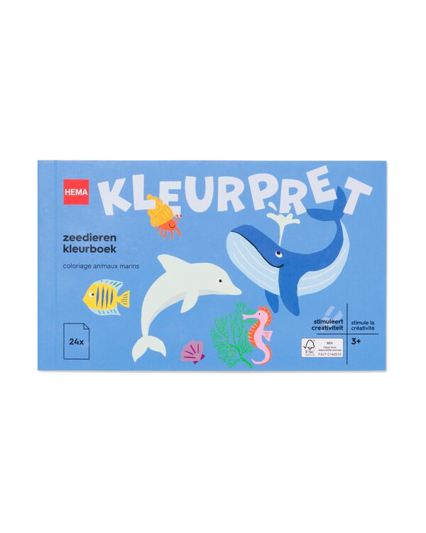 kleurboek onderwater A6 - 15910156 - HEMA