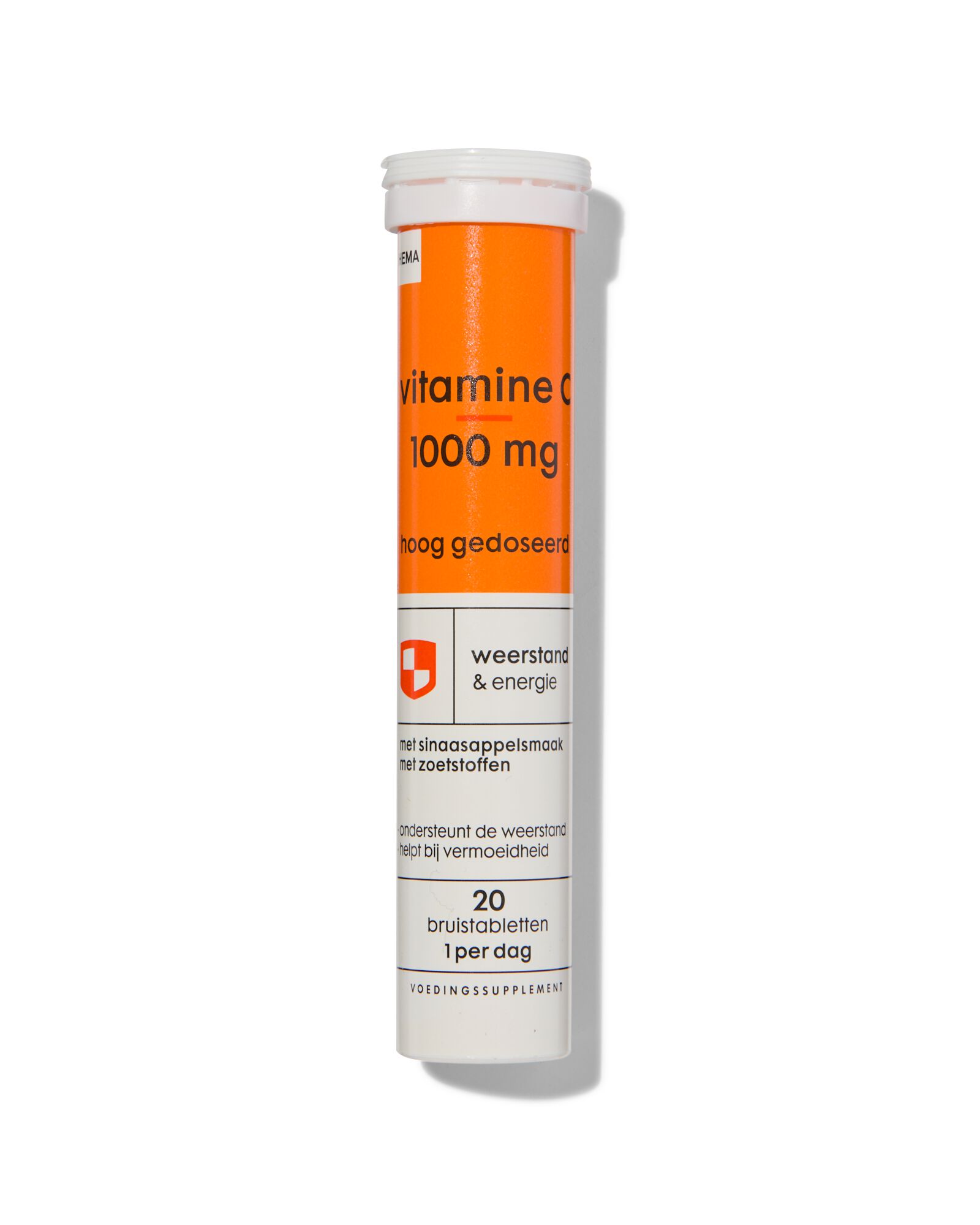 vitamine C 1000mg hoog gedoseerd bruistablet - 20 stuks - 11402224 - HEMA