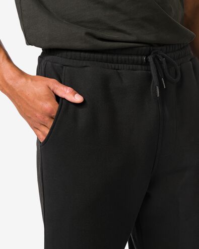 heren sweatbroek zwart zwart - 2118740BLACK - HEMA