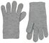 kinderhandschoenen met touchscreen gebreid grijsmelange 122/128 - 16710082 - HEMA