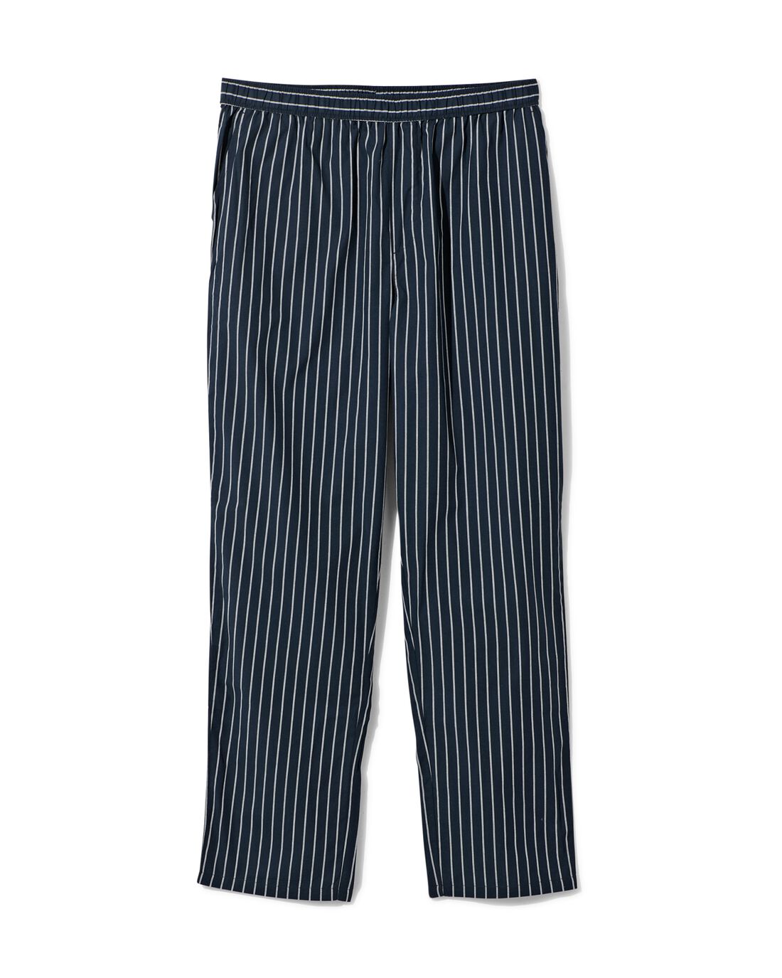 HEMA Heren Pyjamabroek Met Ruiten Poplin Katoen Donkerblauw (donkerblauw)