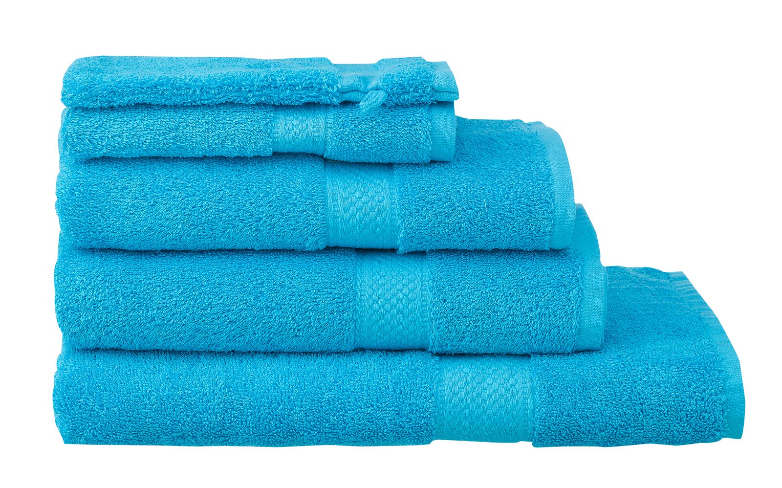 handdoeken - zware kwaliteit aqua aqua - 1000015177 - HEMA
