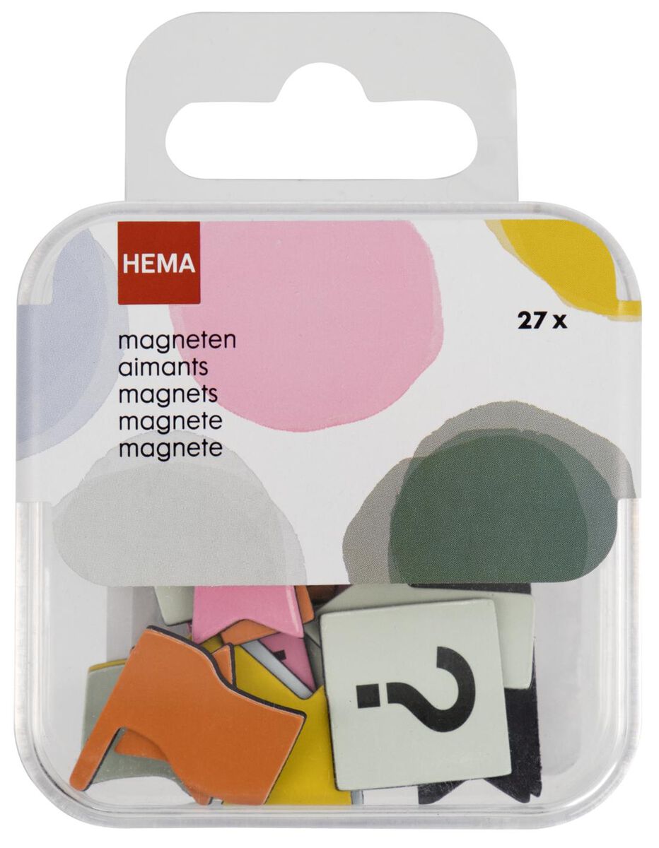 magneten voor planbord - 27 stuks - 14410133 - HEMA