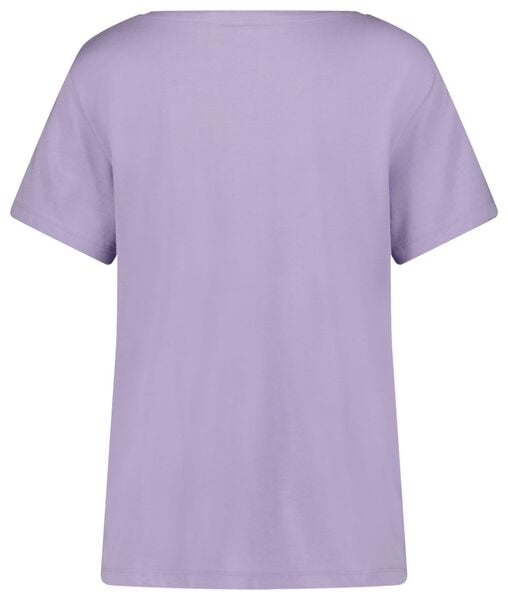 dames t-shirt Danila paars paars - 1000027515 - HEMA